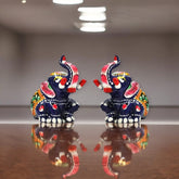 Matel Small Elephant Sitting For Showpiece